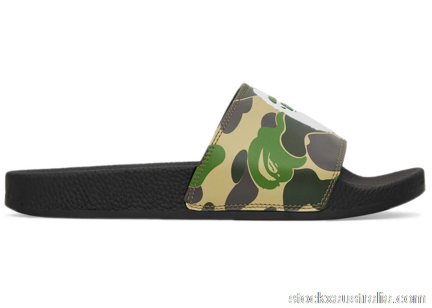 A Bathing Ape ABC Camo Slide Green 1I30-191-001 GRN QH
