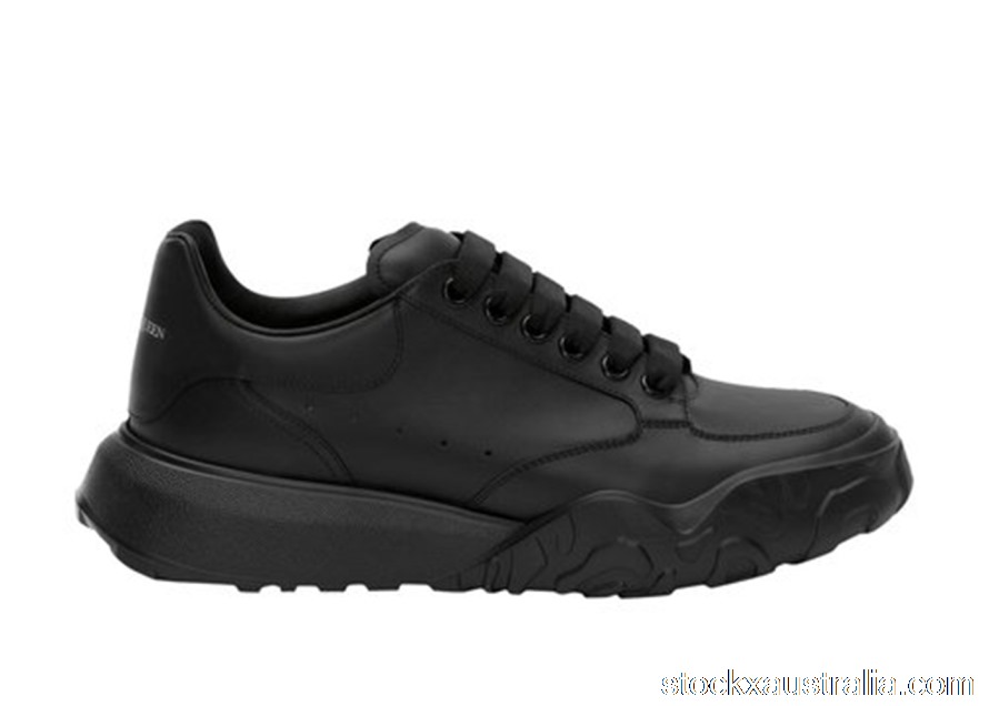 Alexander McQueen Court Trainers Black 634619WIA981000 QH