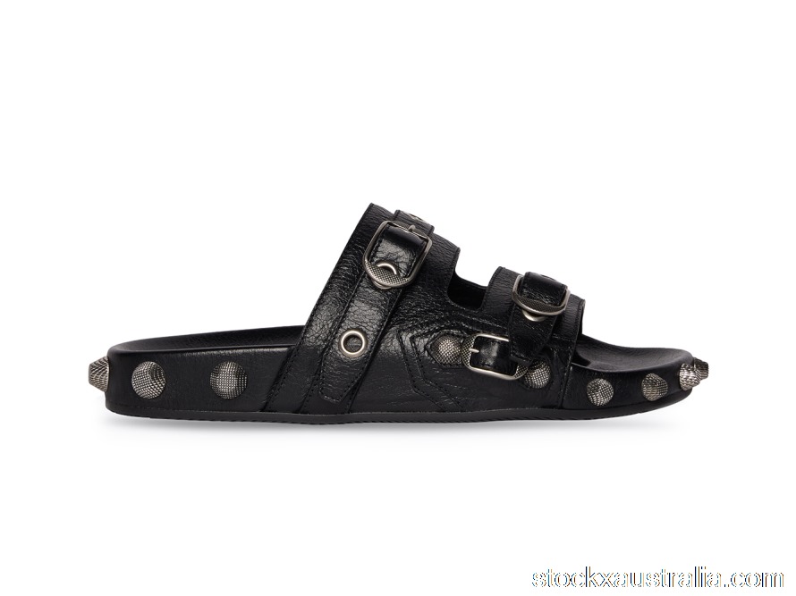 Balenciaga Cagole Sandals Black 693956WAD4E1081 QH