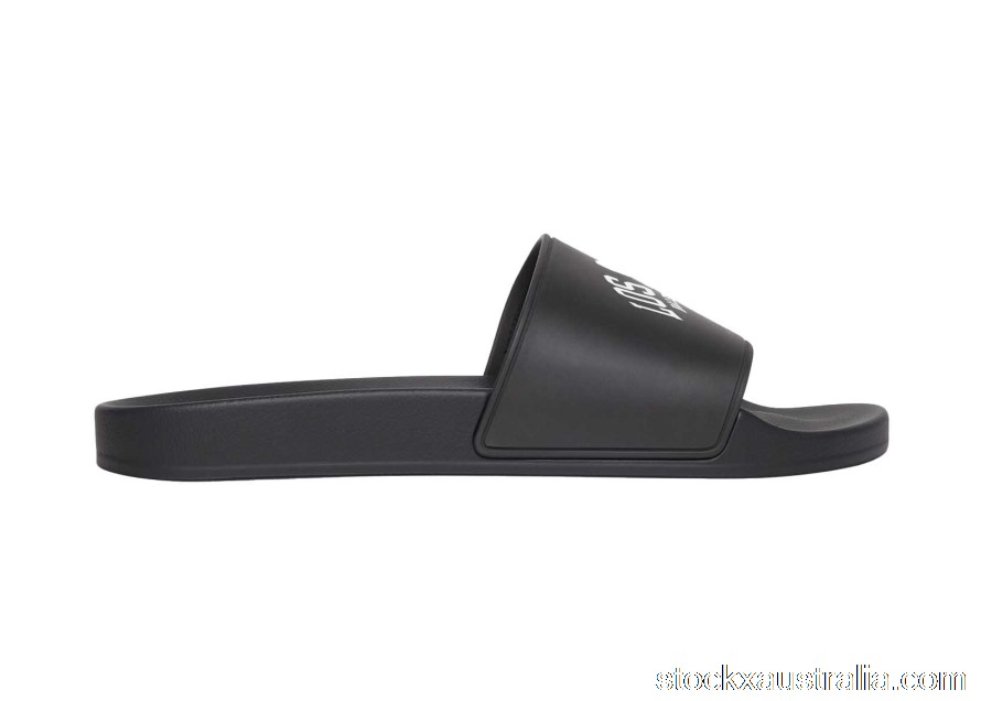 Balenciaga City Pool Slide Los Angeles Black 689031W1S9A1010 QH