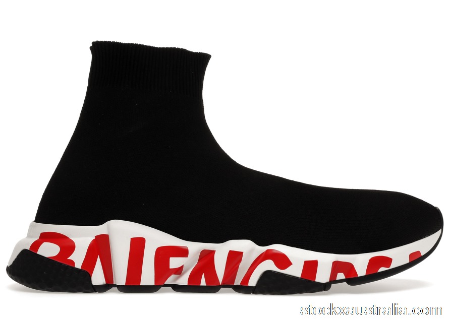 Balenciaga Graffiti Speed Red Sole 605972W05GE1095 QH