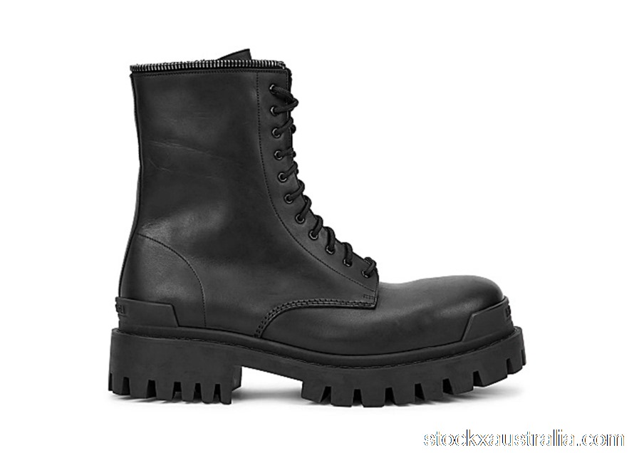 Balenciaga Master Lug Sole Boot Black 664500WA9O11081 QH