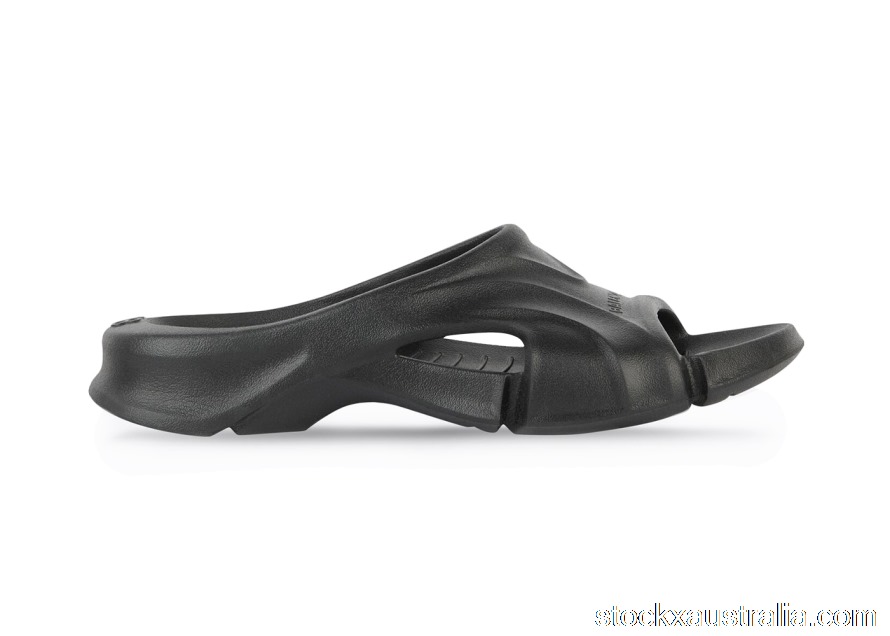 Balenciaga Mold Slide Sandal Black (W) 653873W3CE29000 QH