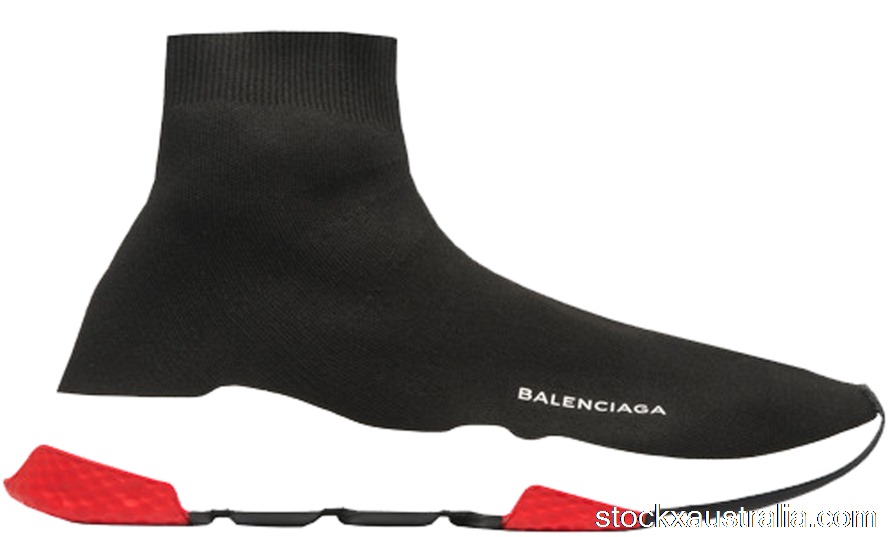 Balenciaga Speed Trainer Mid Black Red 506335W05G01000 587286W17211019 QH