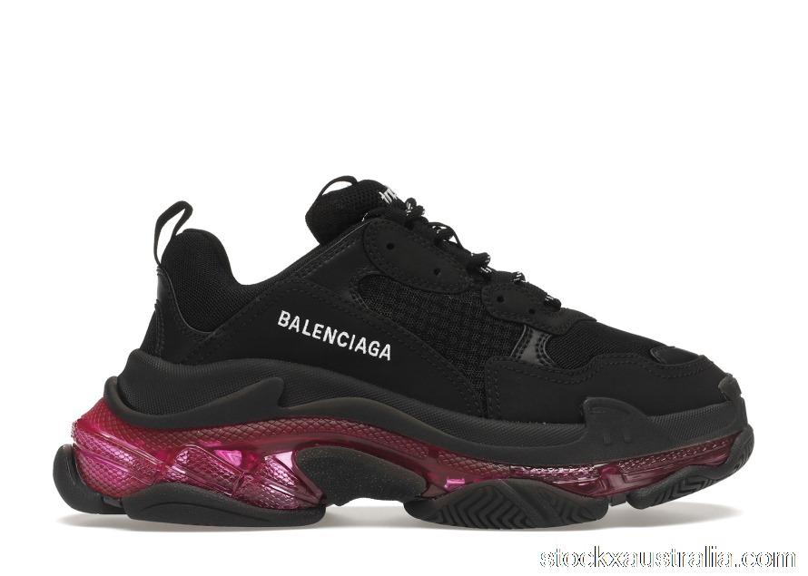 Balenciaga Triple S Clear Sole Neon Pink (W) 544351W2FR11053 QH