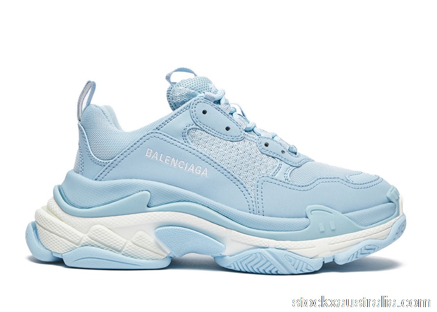 Balenciaga Triple S Light Blue White (W) 524039W2CA74090 QH