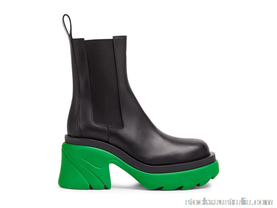 Bottega Veneta Flash Boots Black Grass (W) 667148VBS501476 QH