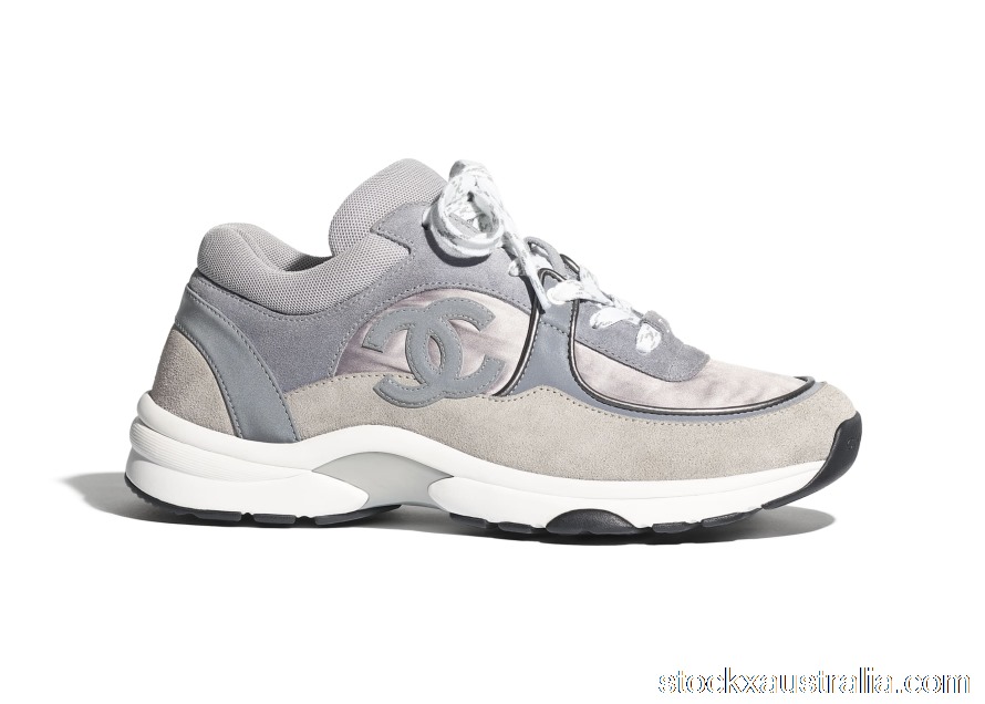 Chanel Low Top Trainer CC Dark Grey G34360 Y54059 K2052 QH