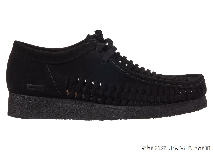 Clarks Originals Woven Wallabee Supreme Black QH