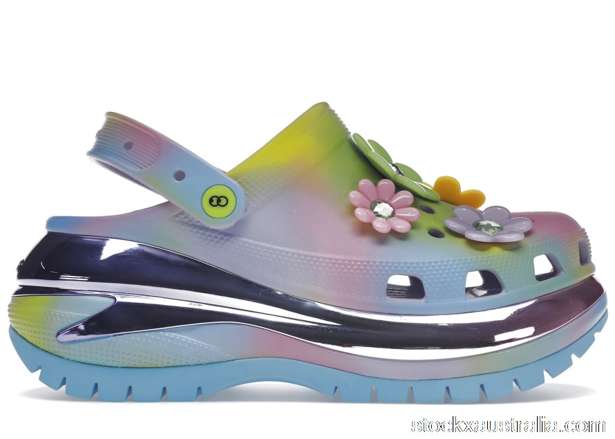 Crocs Mega Crush Clog Lazy Oaf New Dimensions 207935-90H QH