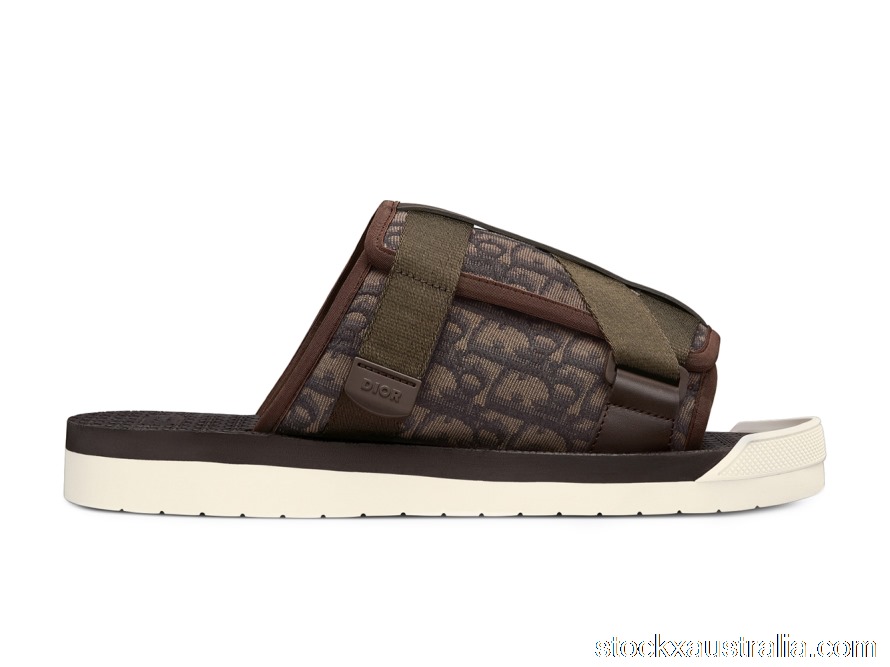 Dior Alpha Sandal Ebony Dior Oblique Jacquard 3SA081YXV_H767 QH