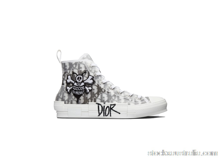 Dior And Shawn B23 High Top Bee Embroidery 3SH118YYO_H960 QH