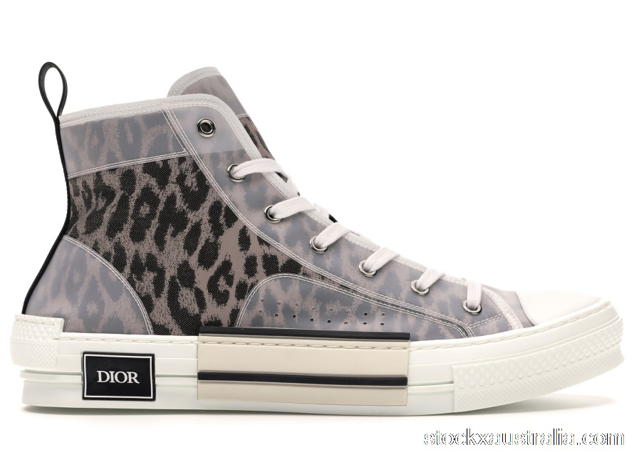 Dior B23 High Top Brown Leopard 3SH118YQL_H369 QH
