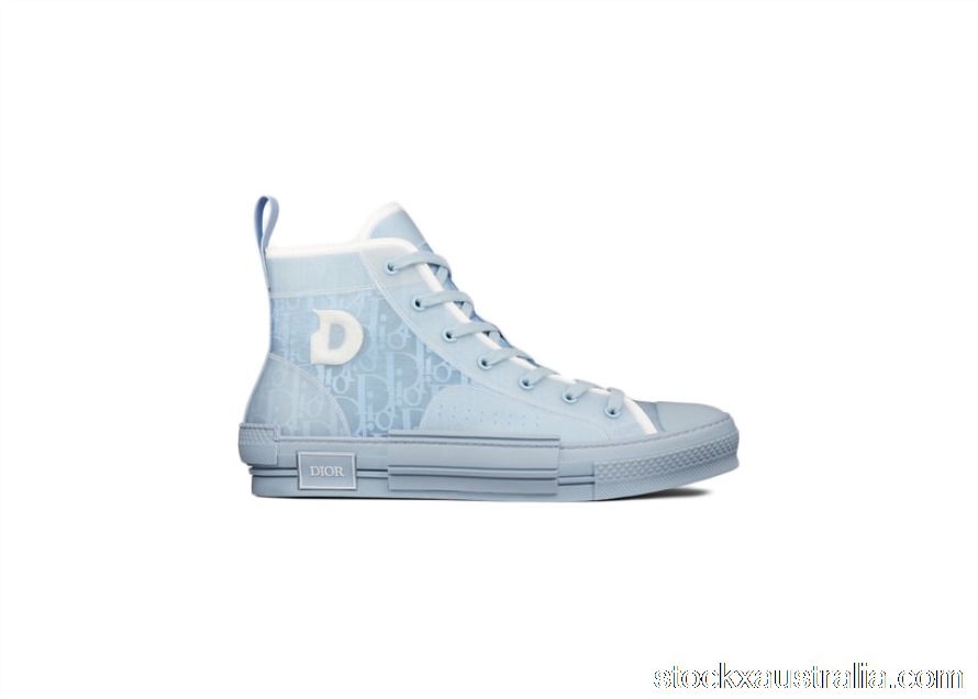 Dior B23 High Top Daniel Arsham Light Blue 3SH118YUP_H561 QH