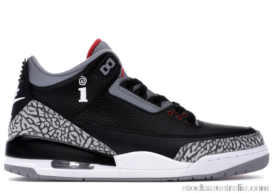 Jordan 3 Retro Interscope Records Black Cement QH