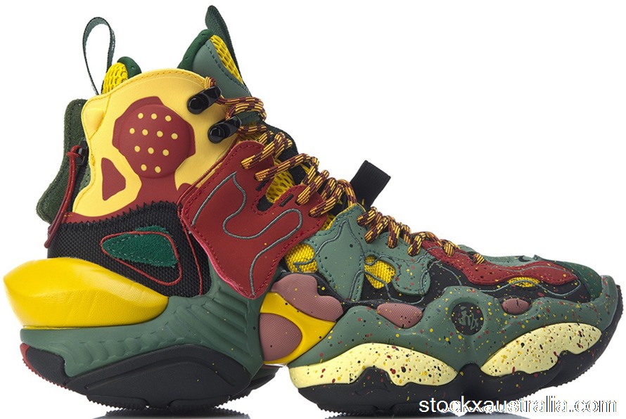 Li-Ning 2020 Ace Green Red Yellow (Kith exclusive) QH