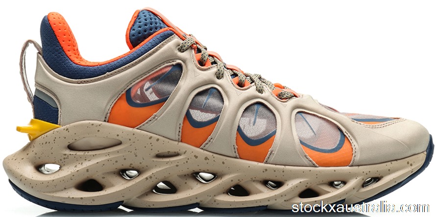 Li-Ning Arc Ace Beige Blue Orange (Kith exclusive) QH