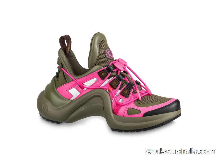 Louis Vuitton Archlight Trainer Kaki Pink (W) 1A9RTZ QH