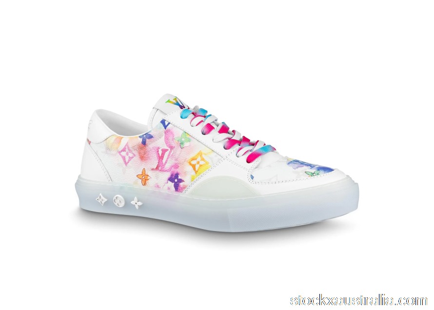 Louis Vuitton Ollie White Rainbow Monogram 1A8SGR QH