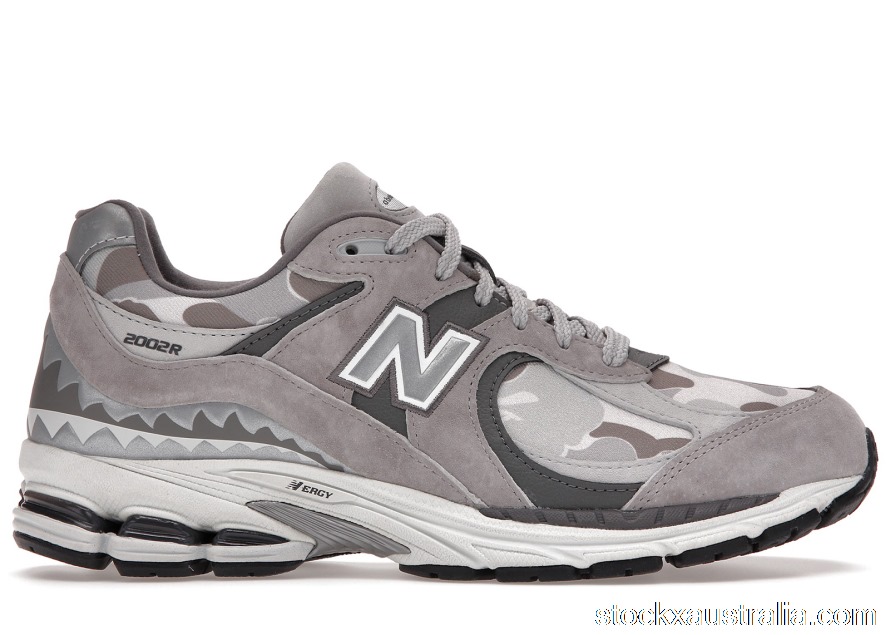 New Balance 2002R BAPE Grey M2002RBG QH