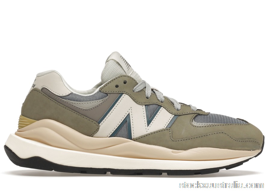 New Balance 57 40 Grey Khaki Blue M5740LLG QH