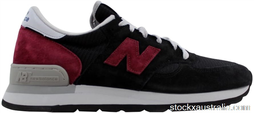 New Balance 990 Connoisseur Painters Black Burgundy M990CBO QH