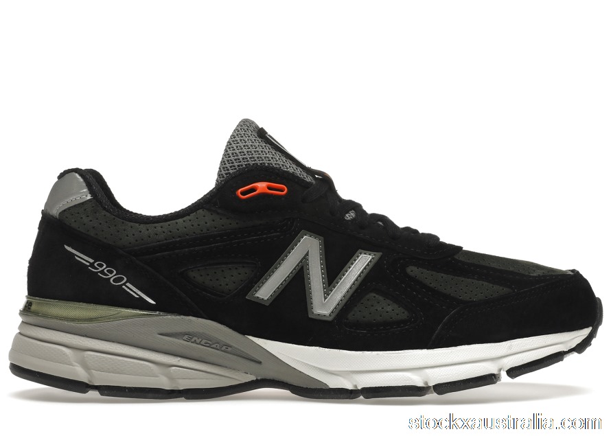 New Balance 990v4 Black Olive Orange M990MB4 QH