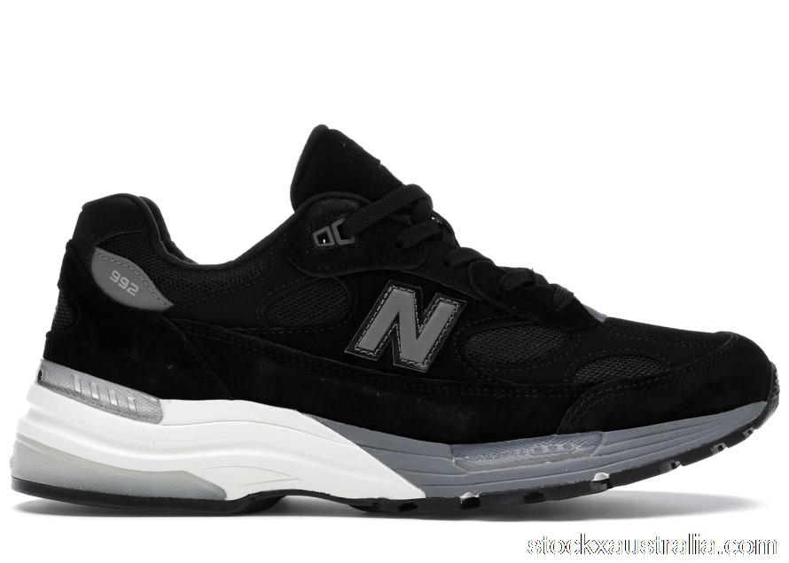 New Balance 992 Black Grey (Made in USA) M992BL QH