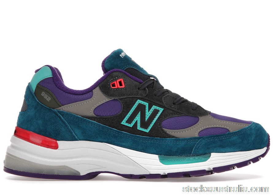 New Balance 992 Concepts Purple Grey Green M992TC QH