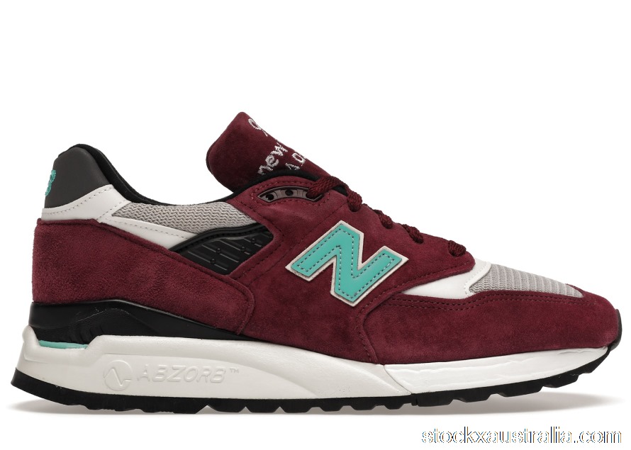 New Balance 998 Burgundy Chalk M998AWC QH
