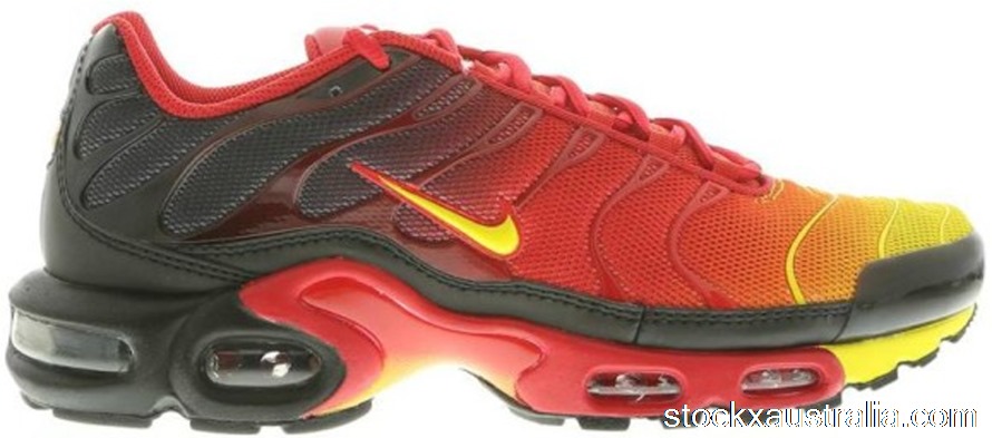 Nike Air Max Plus Laser Crimson Tour Yellow QH
