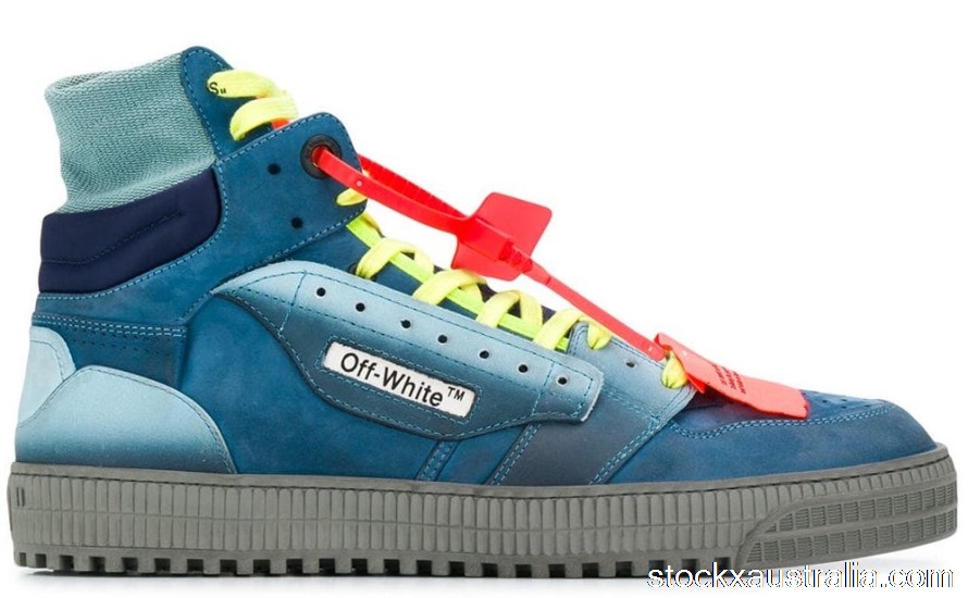OFF-WHITE Court High Blue Yellow FW19 OMIA065F198000393031 QH