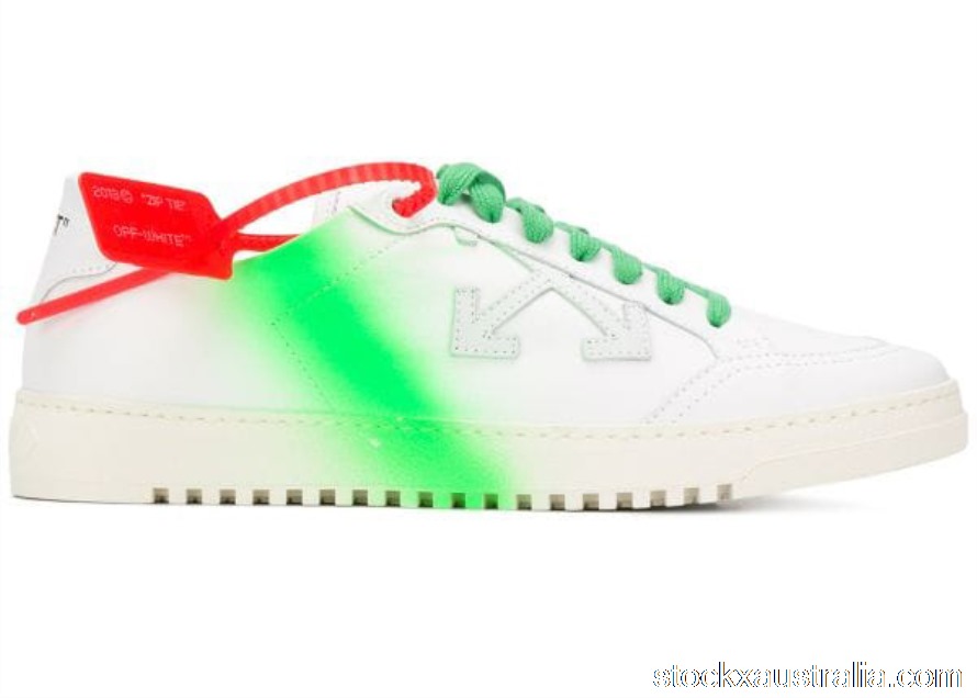 Off-White 2.0 Low Top Green Spray OMIA042S20D680430140 QH