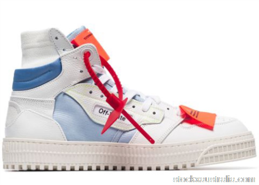 Off-White High Top White Blue (W) OWIA112S198000160106 QH