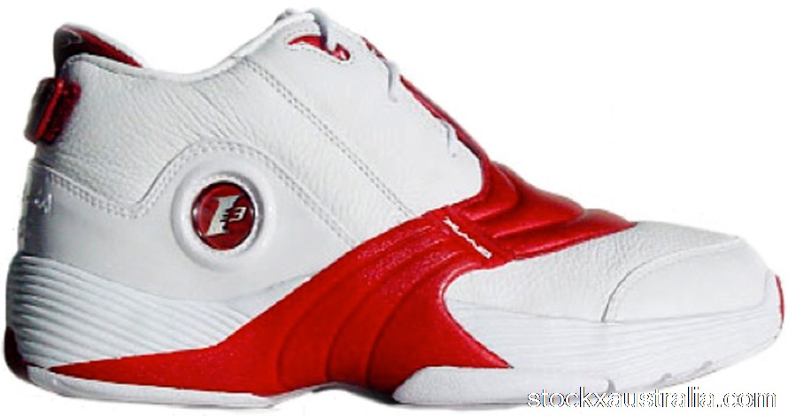 Reebok Answer V White Red V44403 QH