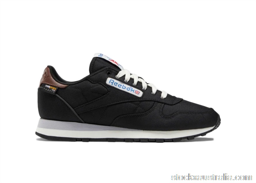Reebok Classic Leather Cordura Core Black Brush Brown GX0286 QH