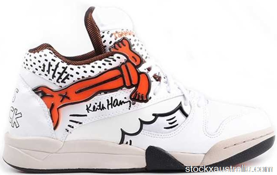 Reebok Court Victory Pump Keith Haring M40330 QH