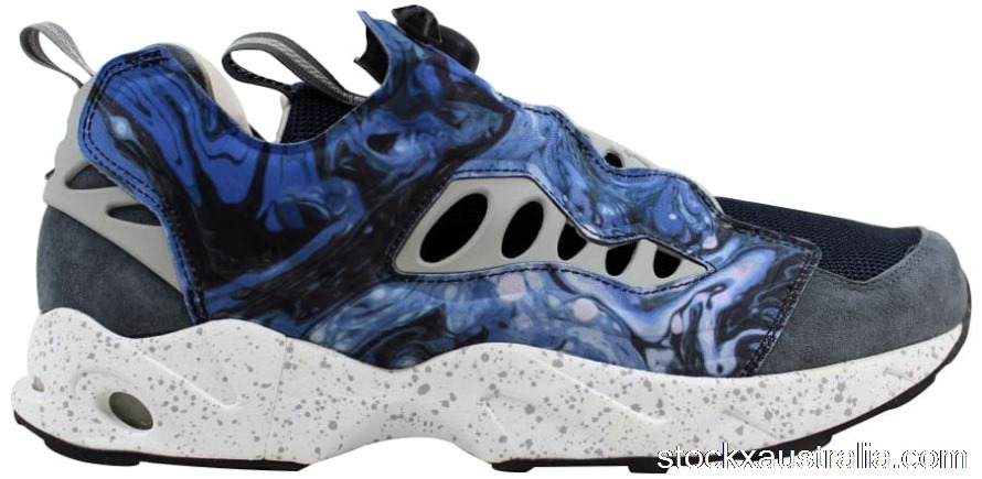 Reebok Garbstore Instapump Fury Road Blue Graphite-Snowy Grey V65974 QH
