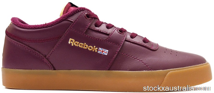Reebok Vulcanized Workout Low Burgundy M41596 QH