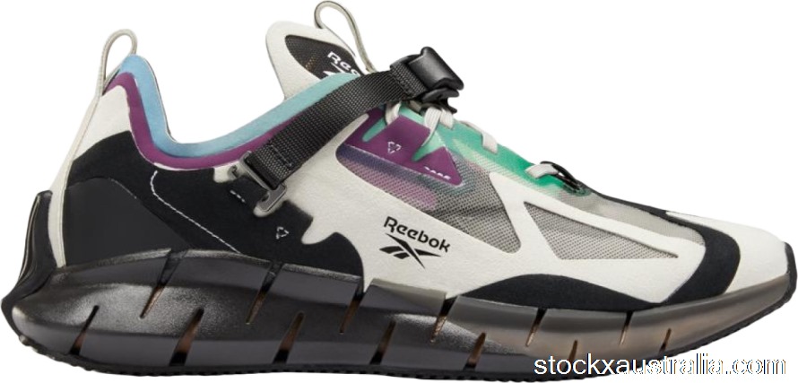 Reebok Zig Kinetica Concept Type 1 White Black Purple Green QH