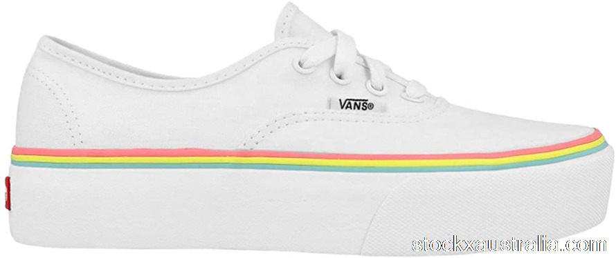 Vans Authentic Platform 2.0 Rainbow Foxing White (W) VN0A3AV8S1T1 QH