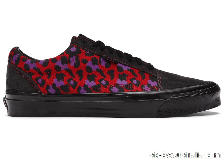 Vans Old Skool Stray Rats Black Red QH