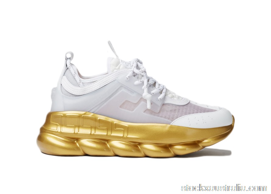 Versace Chain Reaction White Gold Sole DSU7071E-D9TCG_D01O QH