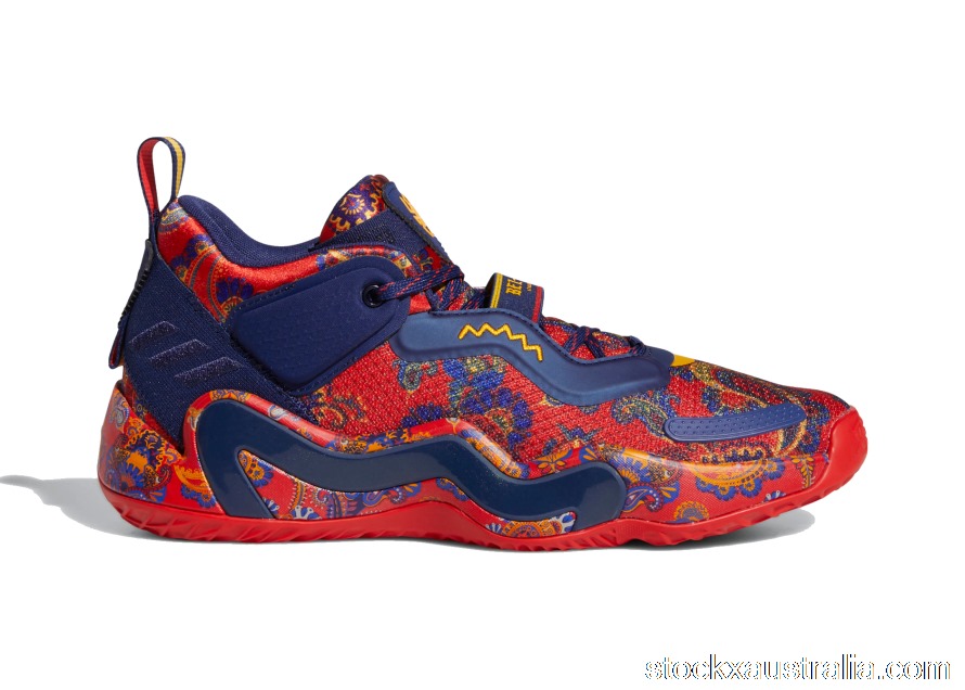 adidas D.O.N. Issue #3 Bel-Air Athletics Prep School Dark Blue GZ5527 QH