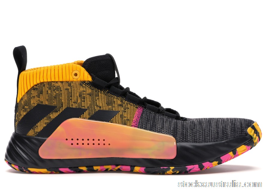 adidas Dame 5 Core Black Shock Pink EF9367 QH