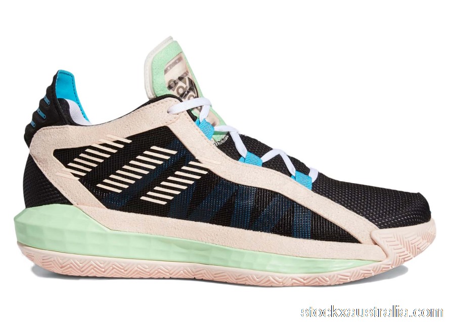 adidas Dame 6 Black Pink Mint FY0875 QH