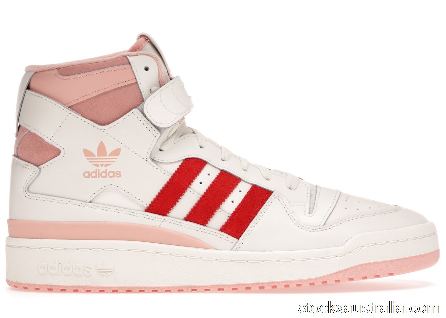 adidas Forum 84 Hi Off White Pink Red H01670 QH
