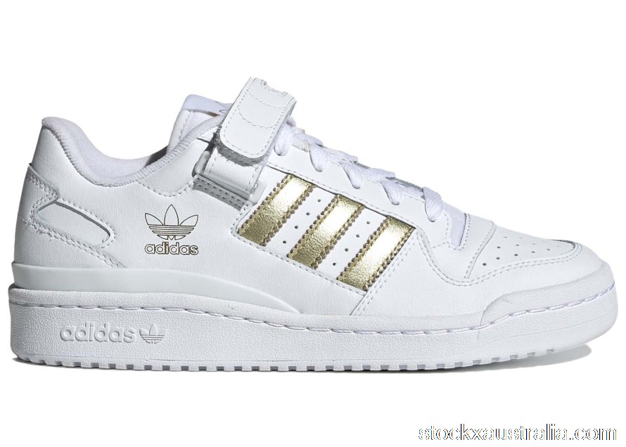 adidas Forum Low Cloud White Gold Metallic (W) H05108 QH