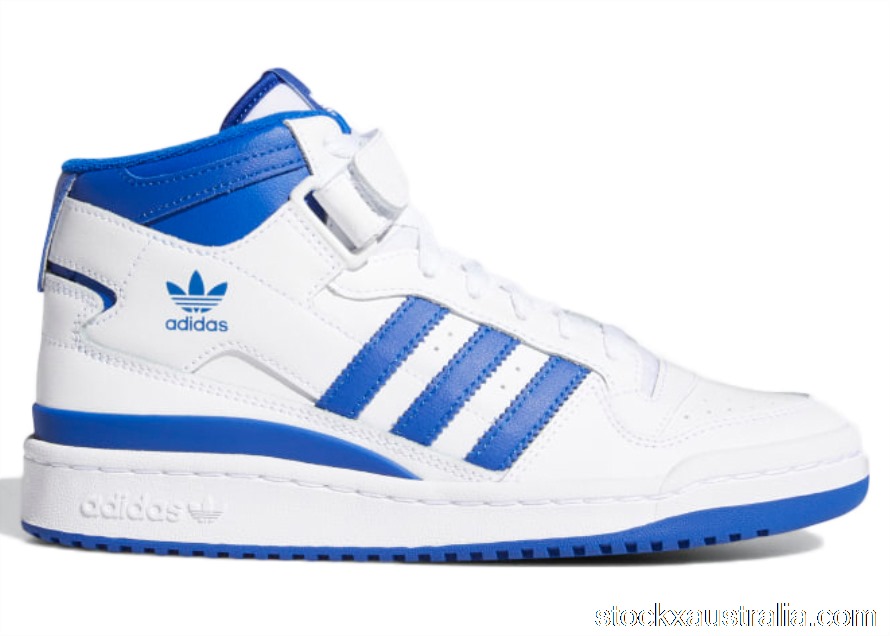 adidas Forum Mid White Royal Blue (W) G57985 QH