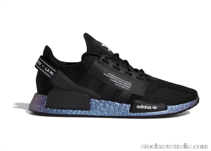 adidas NMD R1 V2 Black Speckled GX5164 QH